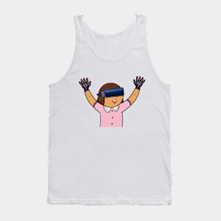 Virtual Reality Metaverse Tank Top